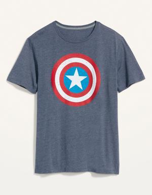 Marvel&#153 Captain America Graphic Gender-Neutral T-Shirt for Adults blue