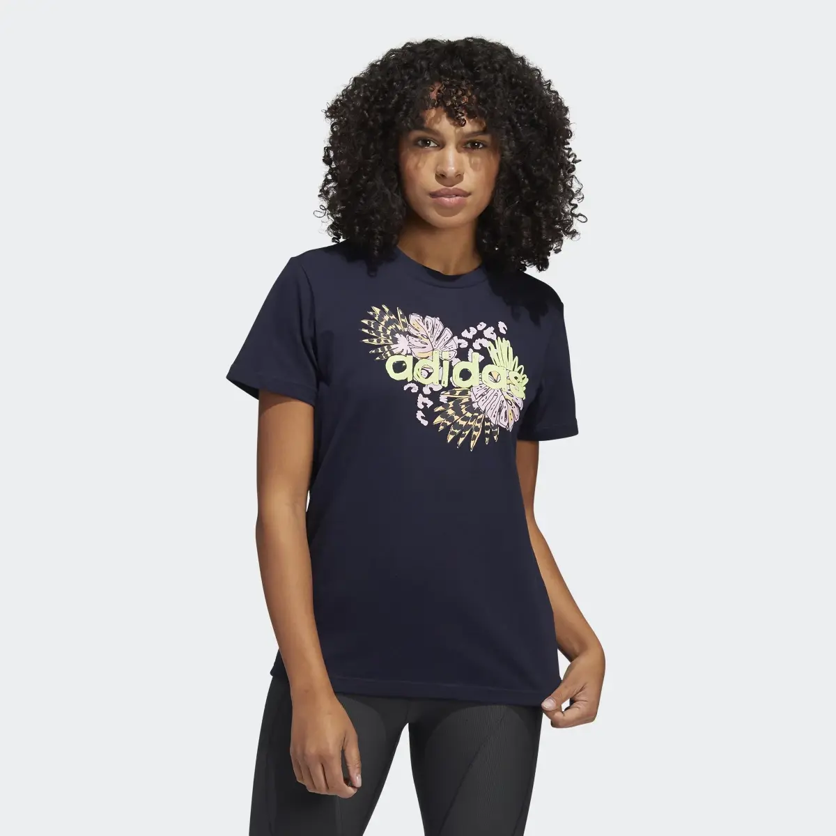 Adidas Farm Print Graphic T-Shirt. 2