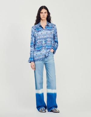 Printed silk shirt Select a size and Login to add to Wish list