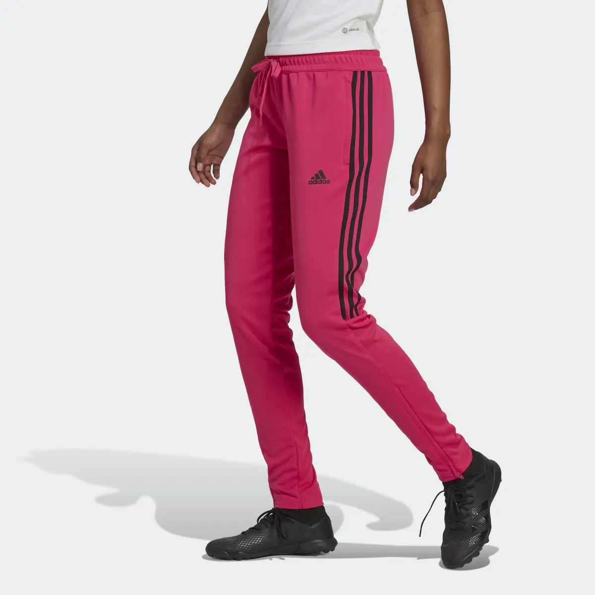 Adidas Pants Ajustados AEROREADY Sereno Cut 3 Franjas Pierna Cónica. 1