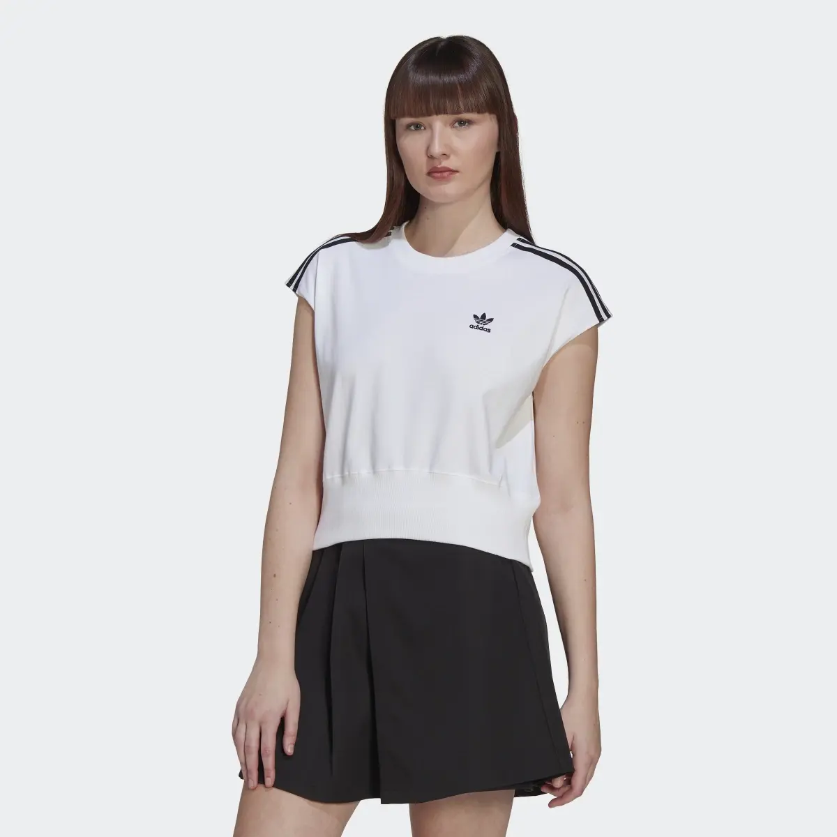 Adidas T-shirt cintré à la taille Adicolor Classics. 2