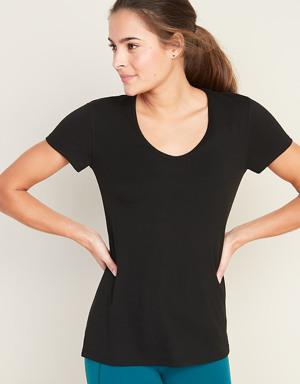 UltraLite Scoop-Neck Performance Top for Women black