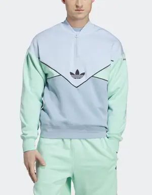 Adidas Adicolor Seasonal Archive Half-Zip Crew Sweatshirt