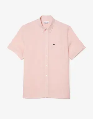 Men’s Short Sleeve Linen Shirt