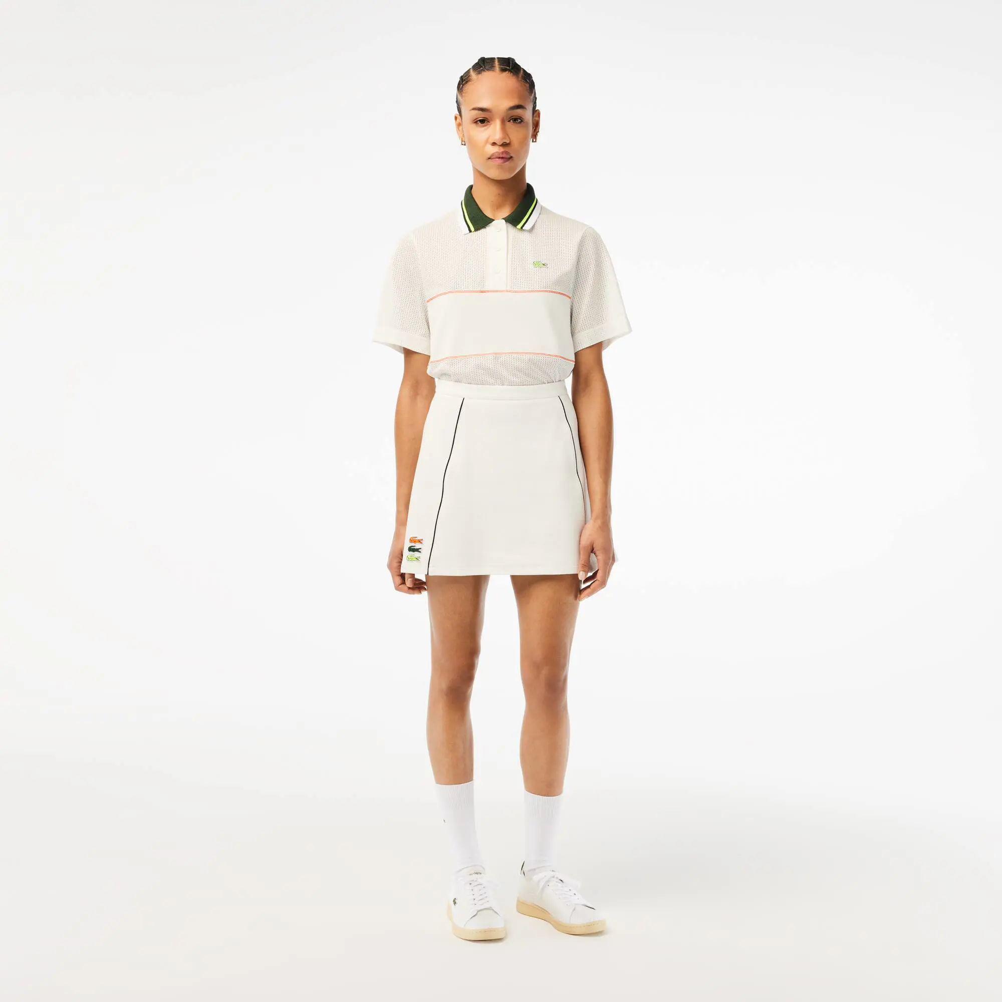 Lacoste Women’s Lacoste Organic Cotton French Made Skirt. 1