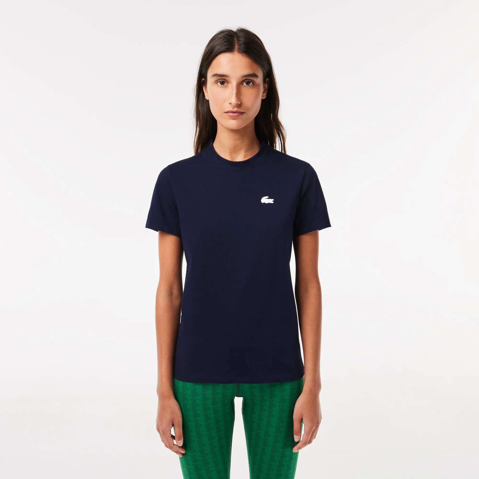 Lacoste Women's Lacoste SPORT Organic Cotton Jersey T-Shirt. 1