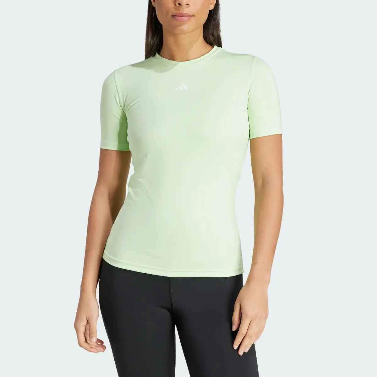 Adidas Techfit Training Tee. 1