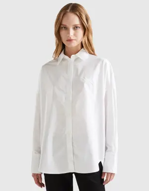 oversized 100% cotton shirt