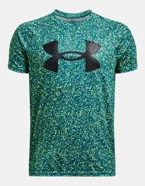 Boys' UA Velocity Big Logo Printed Short Sleeve