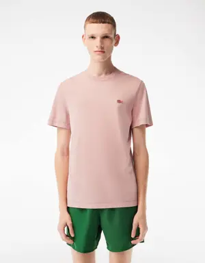 Lacoste Herren LACOSTE einfarbiges T-Shirt aus Bio-Baumwolle