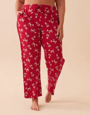 Scottie Print Super Soft Pajama Pants