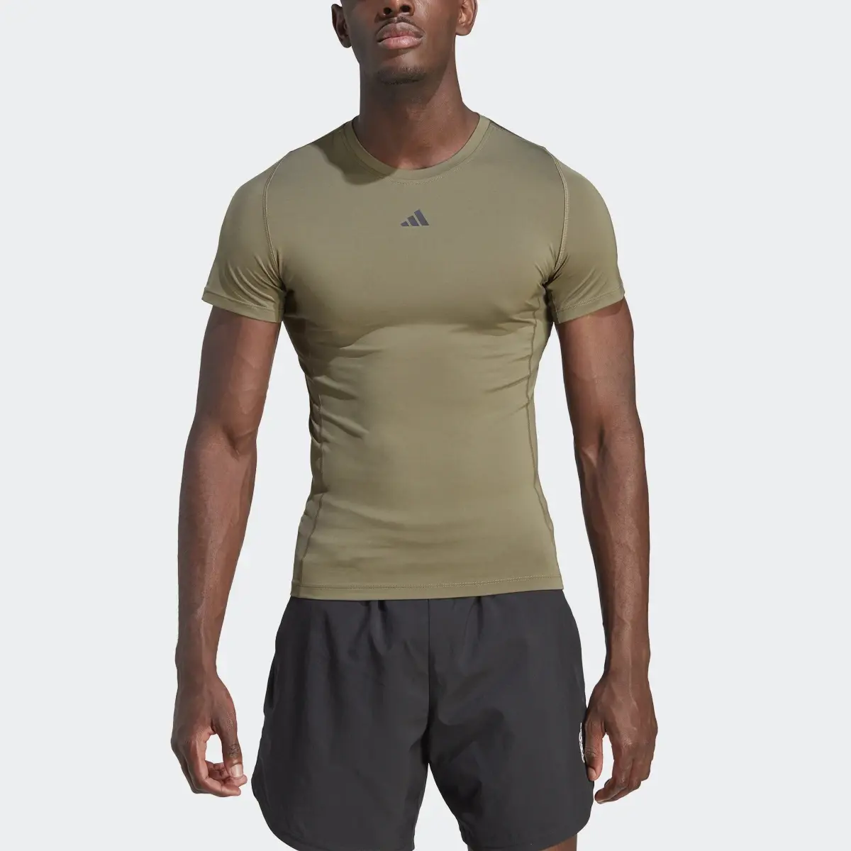 Adidas Techfit Training Tee. 1