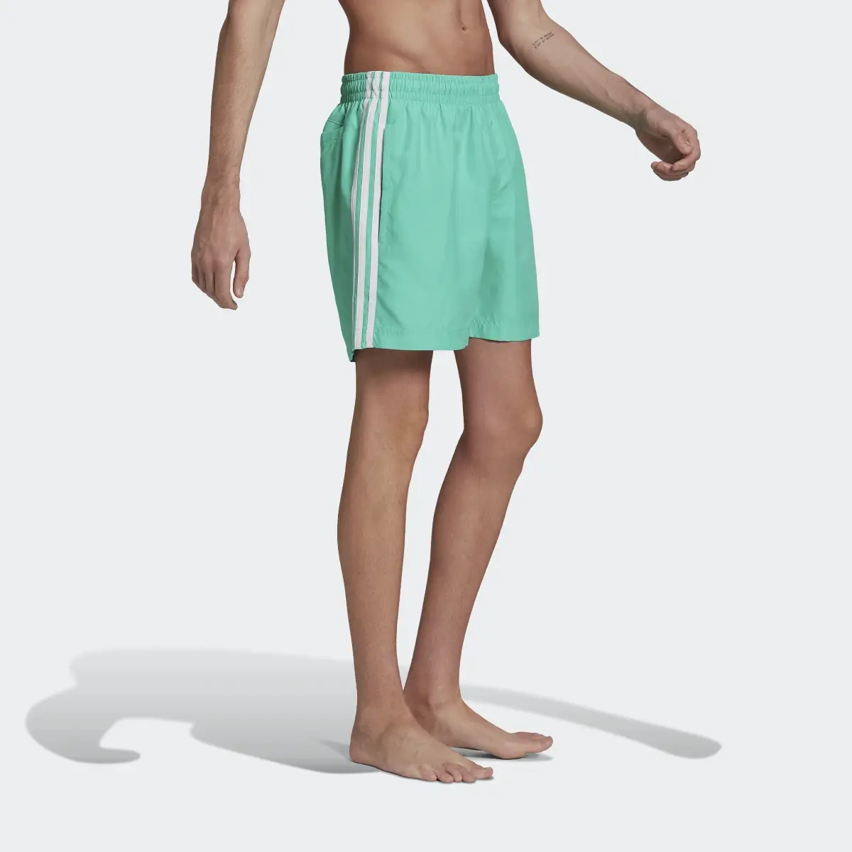 Adidas Adicolor Classics 3-Stripes Swim Shorts. 3