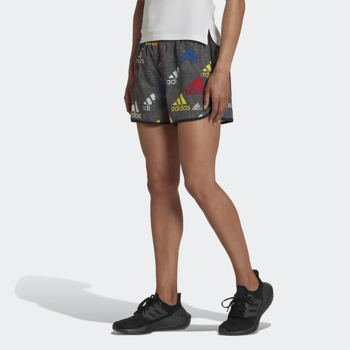 Adidas 3-Stripes Sport Brand Love Shorts. 1
