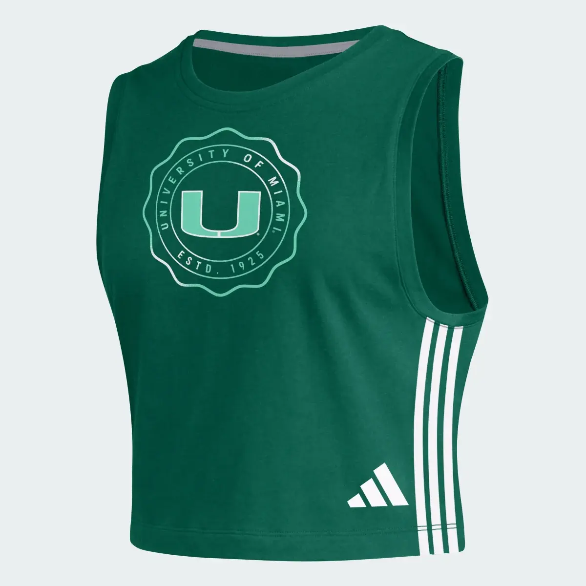 Adidas Miami Crop Tank Top. 1