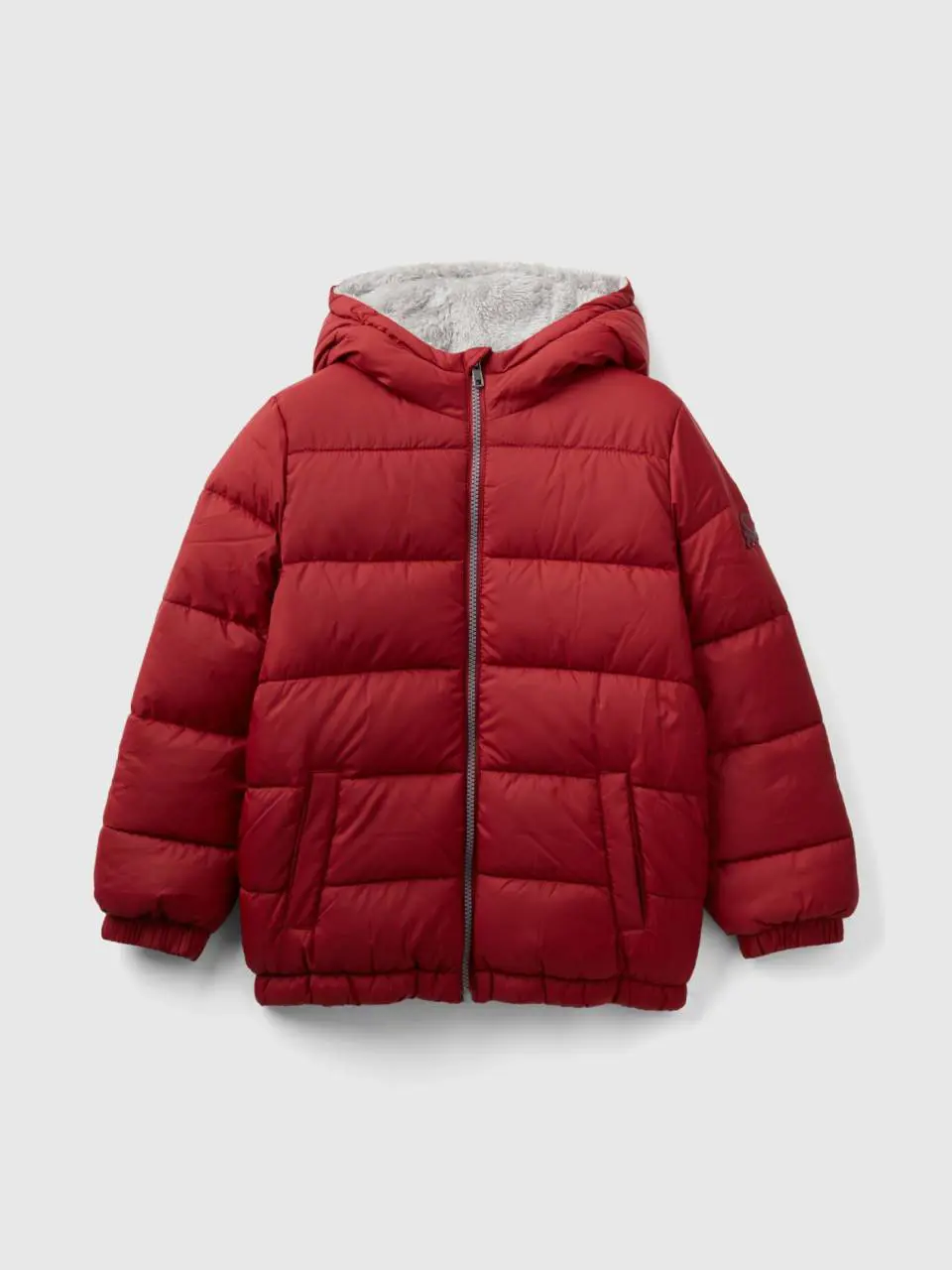 Benetton padded jacket with teddy interior. 1