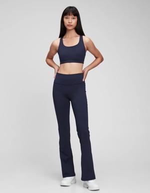 Fit Sky High Rise Power Flare Leggings blue