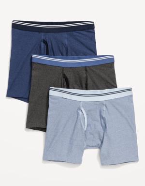 3-Pack Soft-Washed Boxer Briefs -- 6.25-inch inseam multi