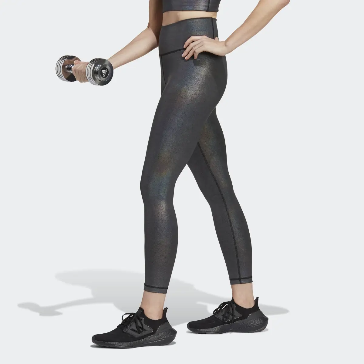 Adidas Legging 7/8 Optime Training Shine. 1