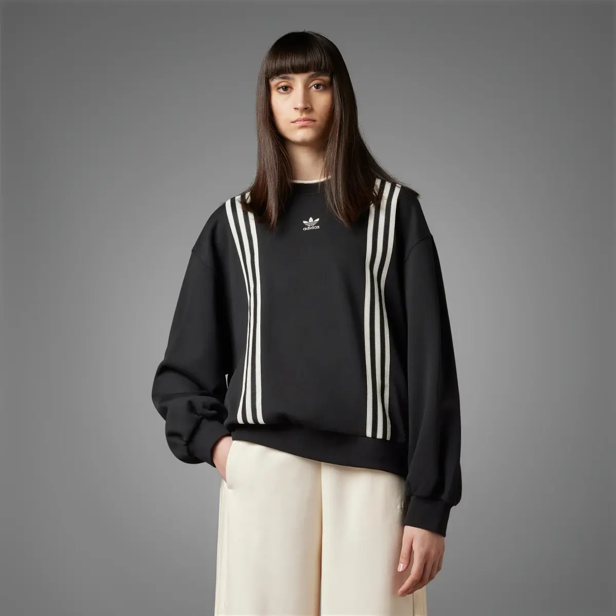 Adidas adicolor 70s 3-Streifen Sweatshirt. 1
