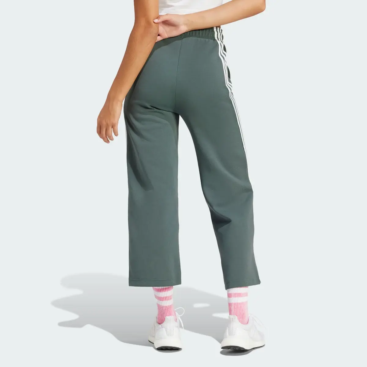 Adidas Future Icons 3-Stripes Open Hem Pants. 2