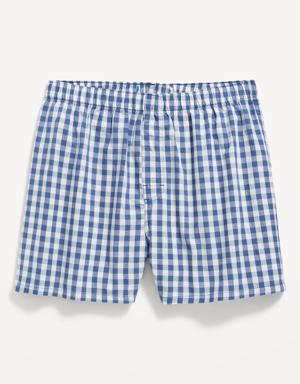 Old Navy Soft-Washed Boxer Shorts for Men -- 3.75-inch inseam blue