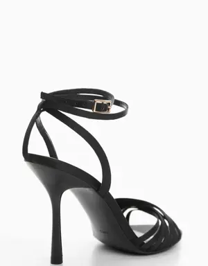 Strappy heeled sandals