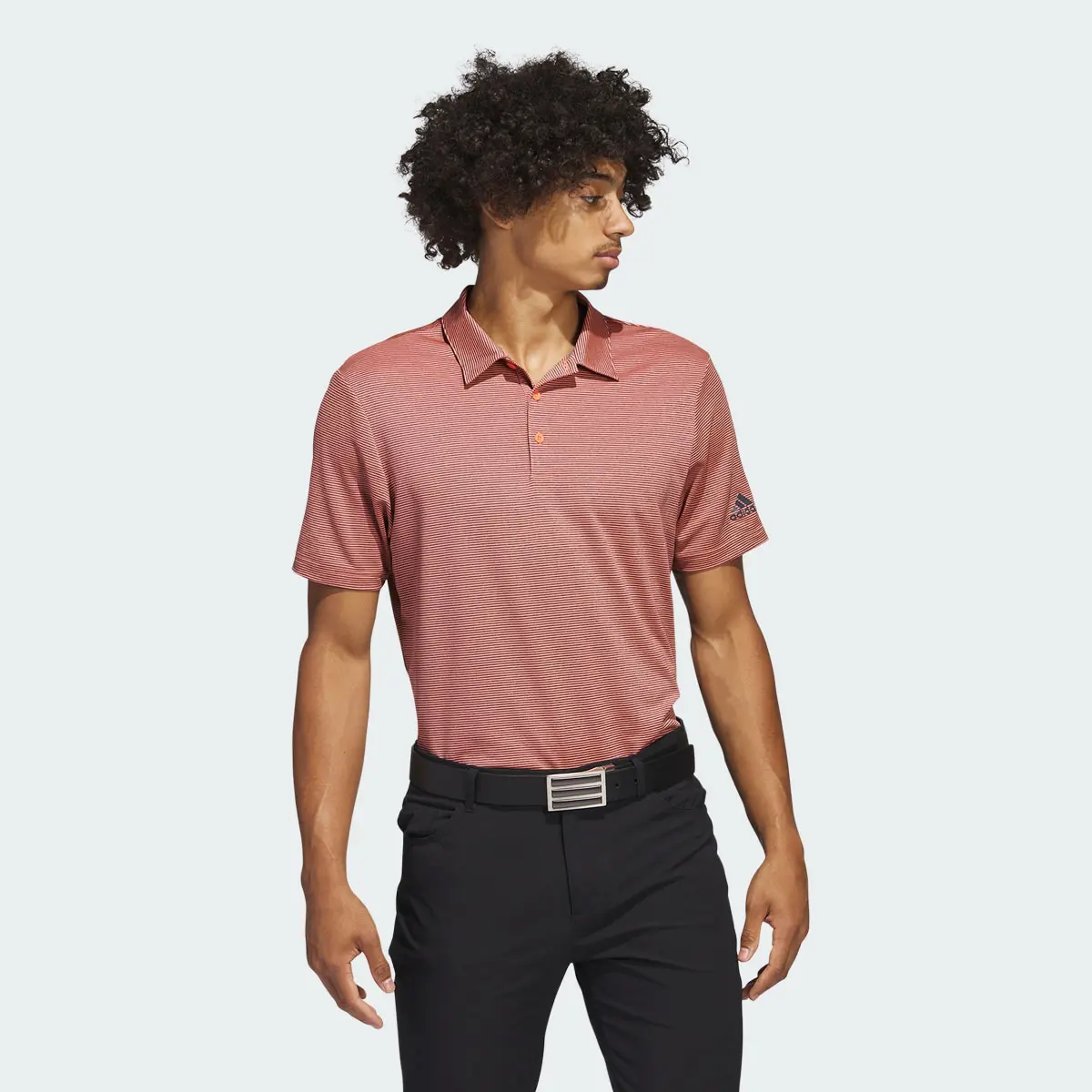 Adidas Ottoman Stripe Polo Shirt. 2