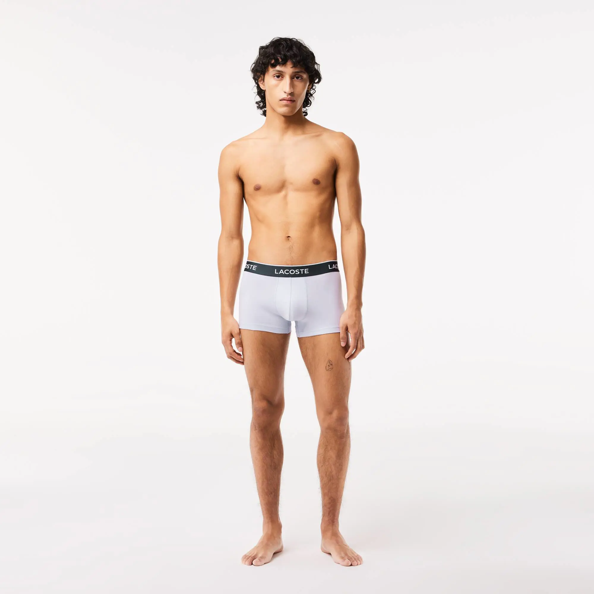 Lacoste Pack Of 3 Casual Black Trunks. 1