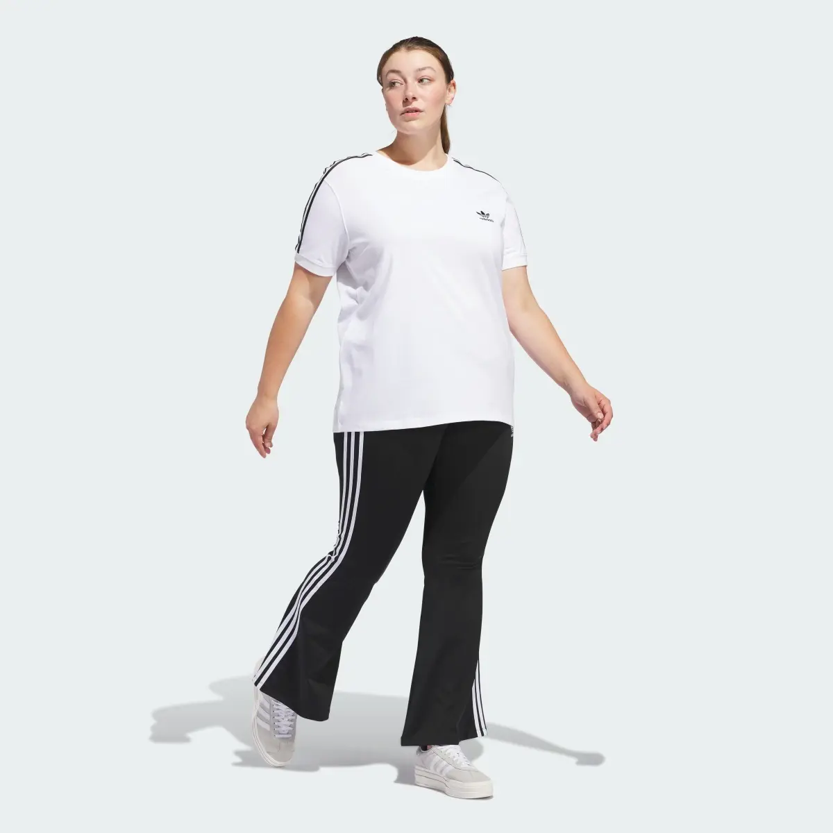 Adidas Flared Leggings (Plus Size). 3