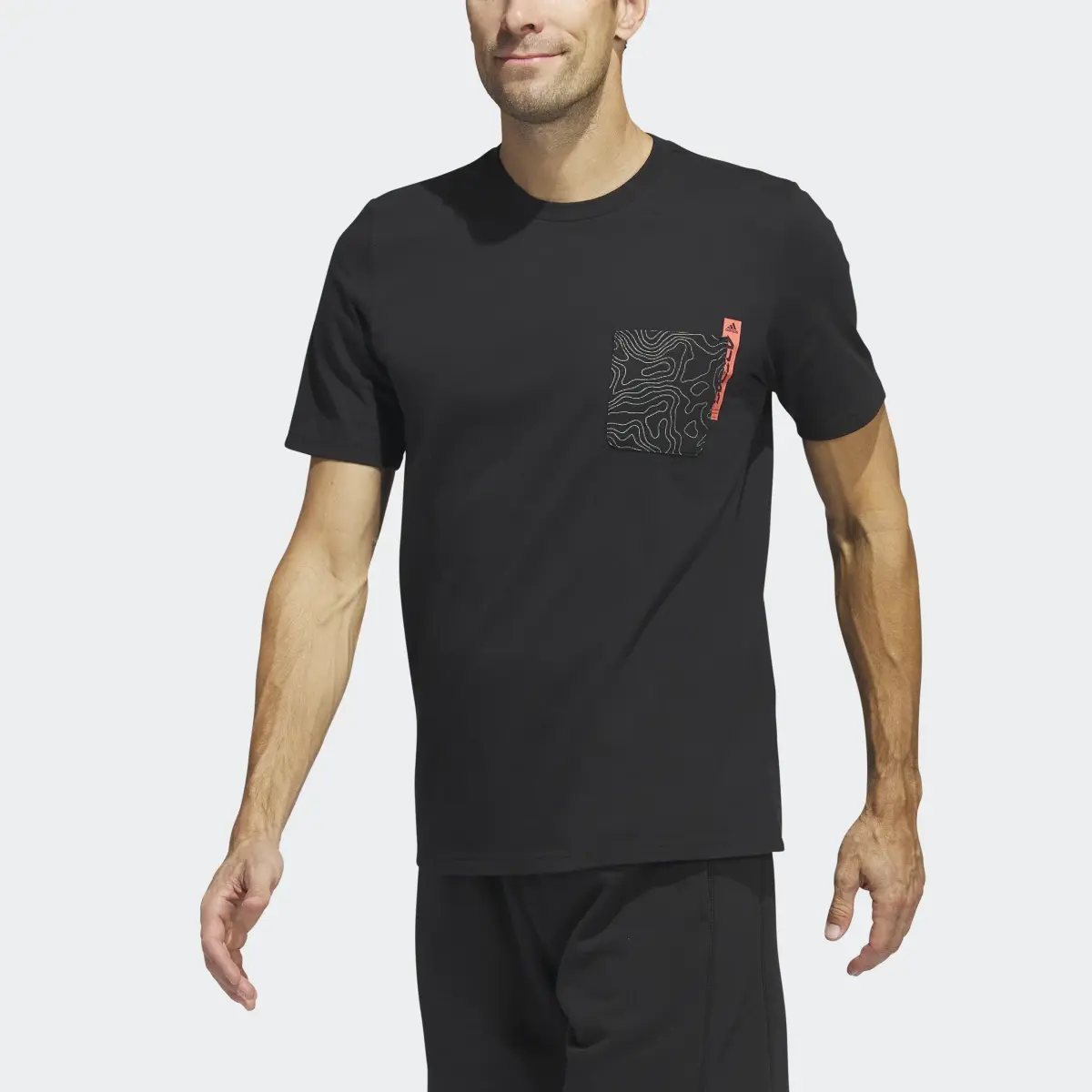 Adidas City Escape Graphic Pocket Tee. 1