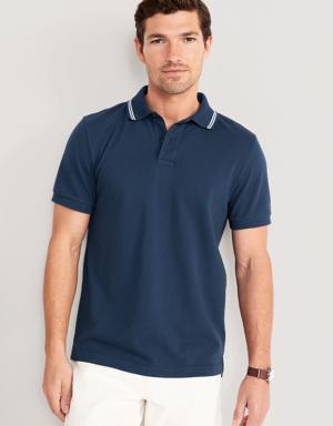 Old Navy Tipped-Collar Classic Fit Pique Polo for Men multi