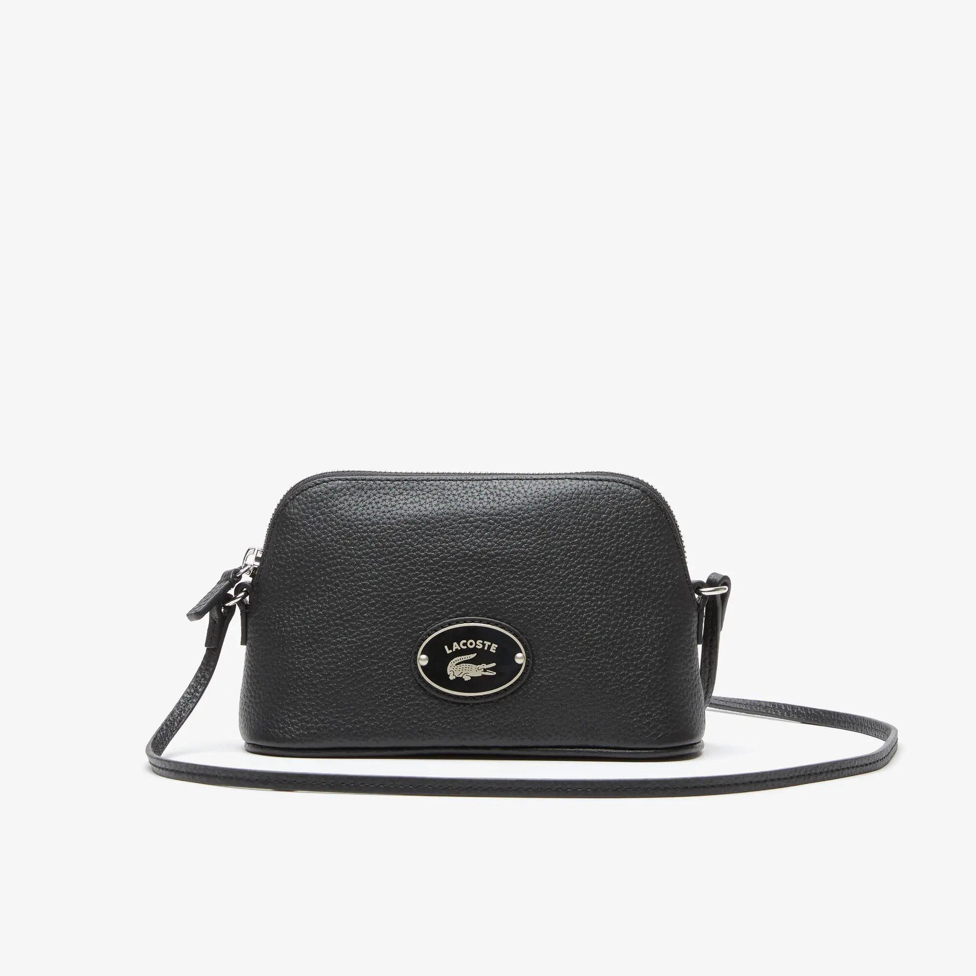 Lacoste Women's Lacoste Grained Leather Dome Crossover Bag. 2
