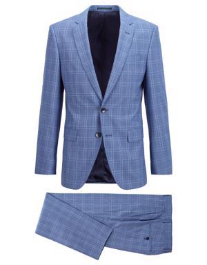 Huge6/Genius5 Slim-Fit Checked Wool Suit