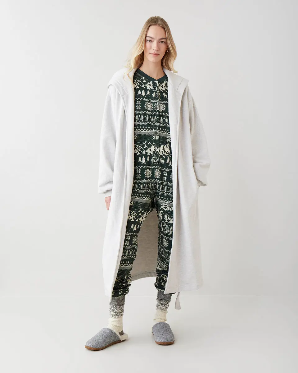 Roots Womens Winter Wonderland Pajama Onesie. 2