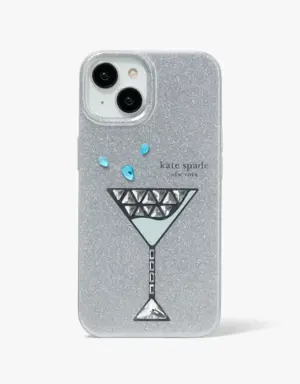 Shaken Not Stirred Embellished iPhone 14 Case