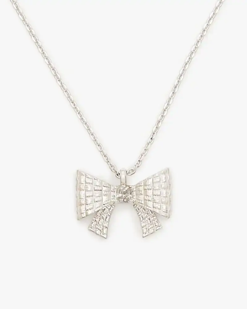 Kate Spade Wrapped In A Bow Mini Pendant. 1