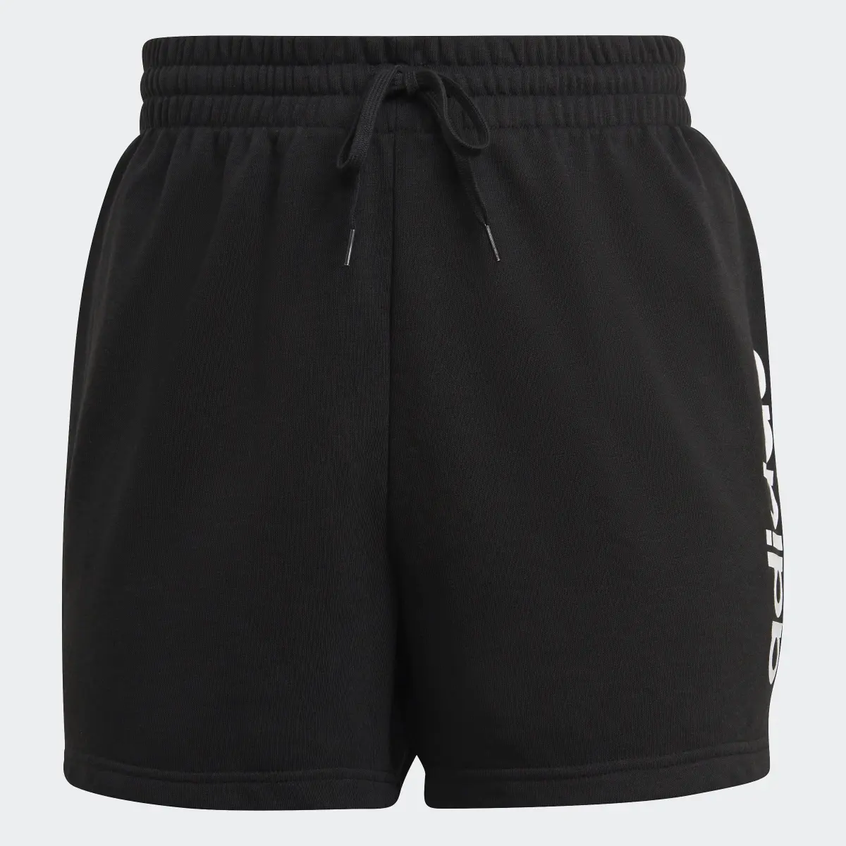 Adidas Essentials Slim Logo Shorts (Plus Size). 1