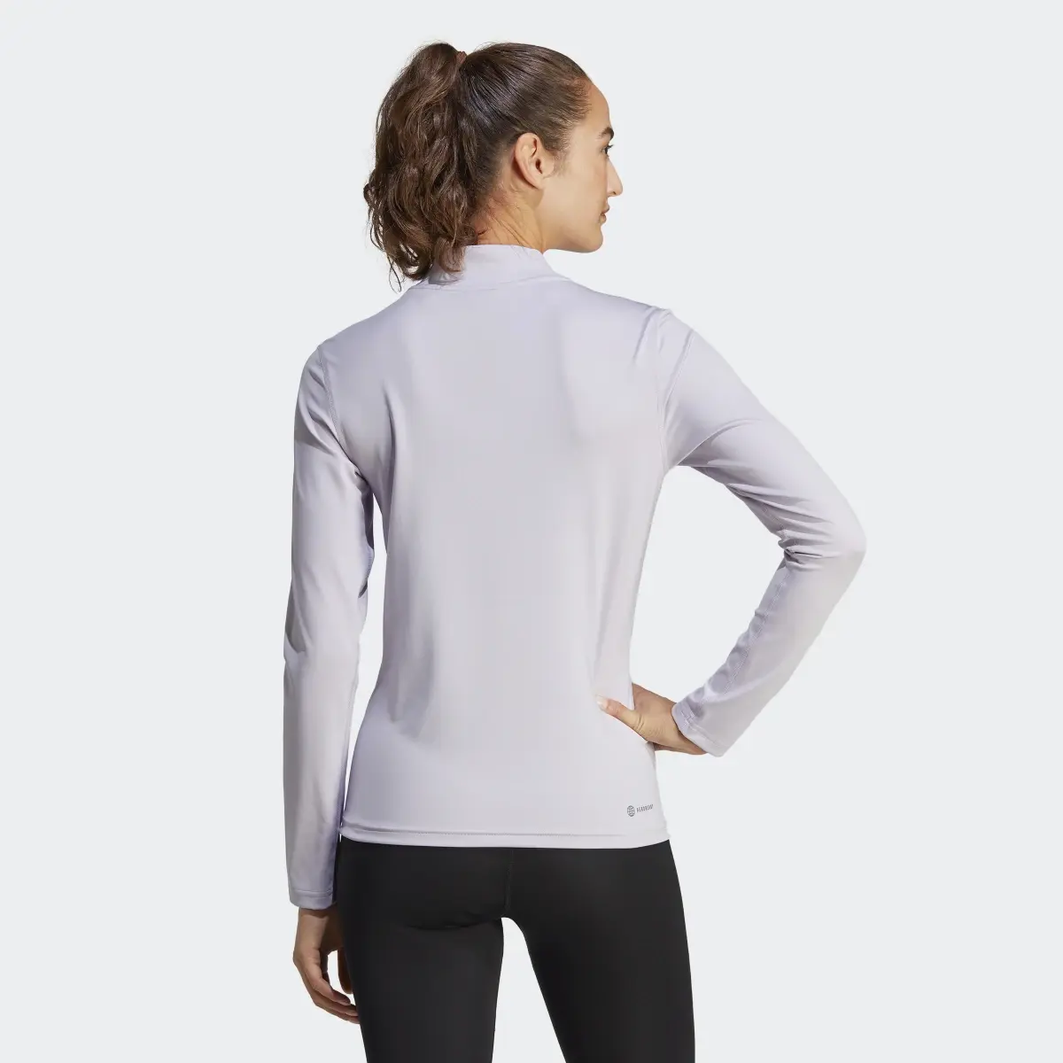 Adidas Techfit Quarter-Zip Long-Sleeve Top Training Long-Sleeve Top. 3