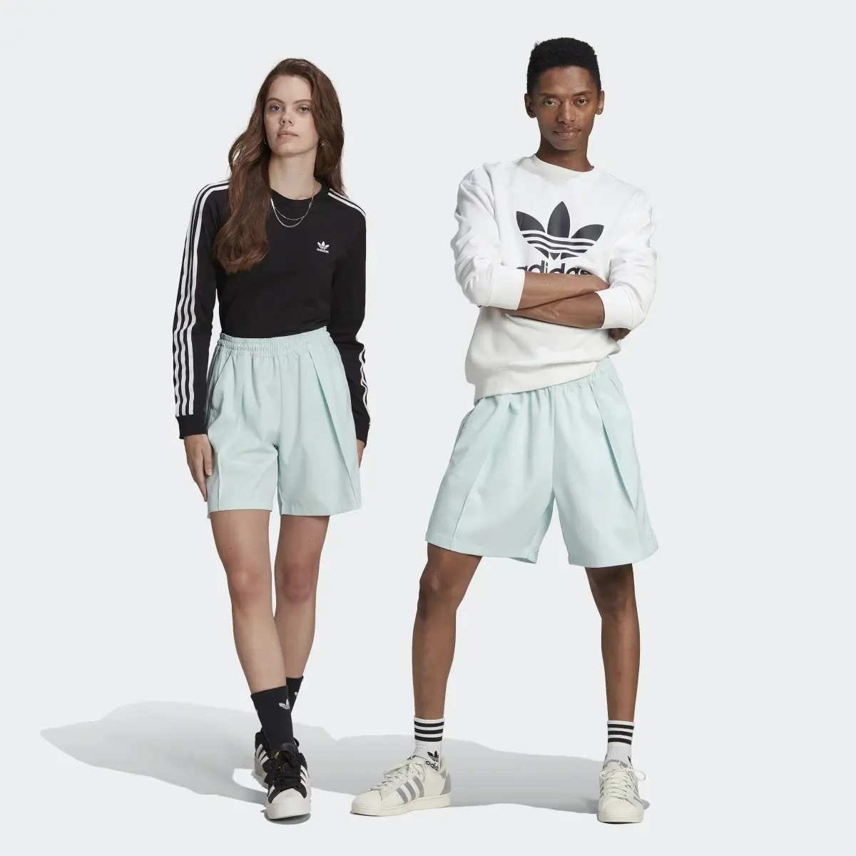 Adidas Short adicolor Contempo Tailored (Neutral). 1