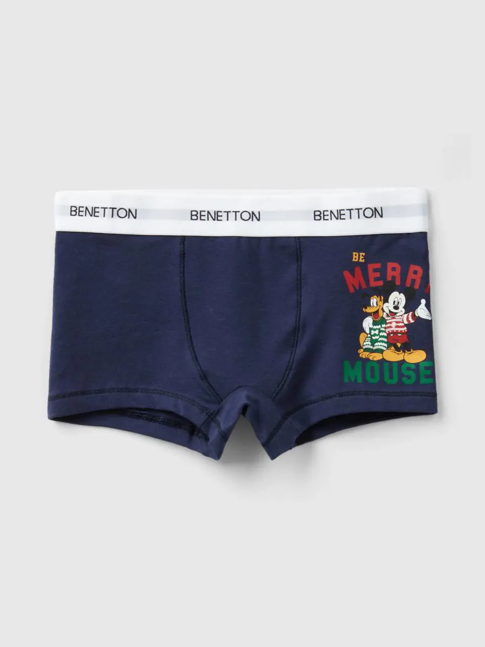 Benetton dark blue mickey mouse and pluto boxers. 1