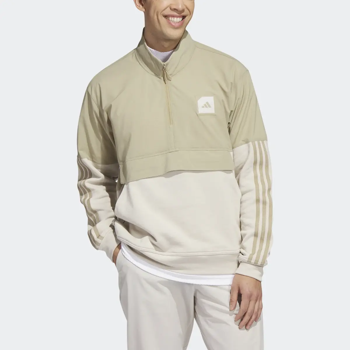 Adidas Adicross 1/2-Zip Golf Anorak. 1