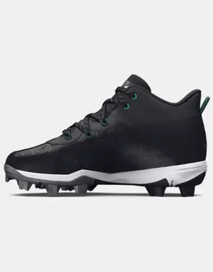 Boys' UA Harper 8 Mid RM Jr. Baseball Cleats