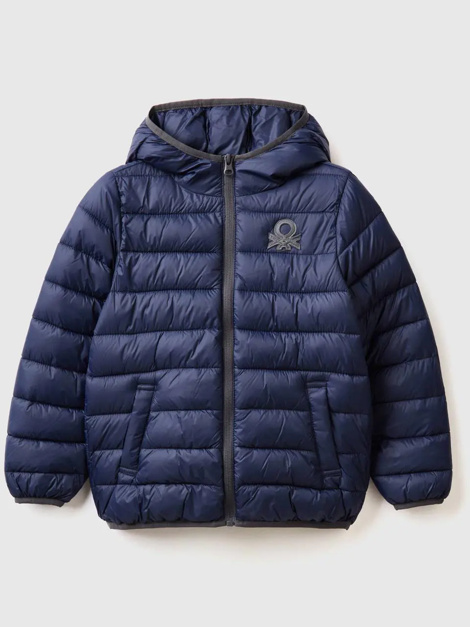 Benetton padded jacket with hood. 1