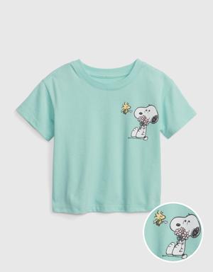 babyGap &#124 Peanuts Graphic T-Shirt green