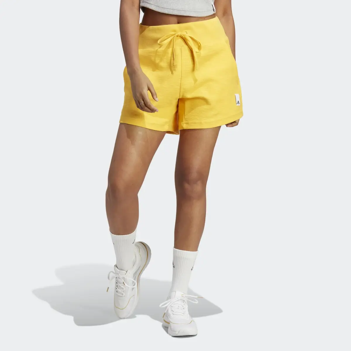 Adidas Lounge Terry Loop Shorts. 1