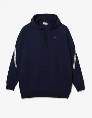 Men's Lacoste Printed Bands Hooded Sweatshirt - Plus Size - Tall