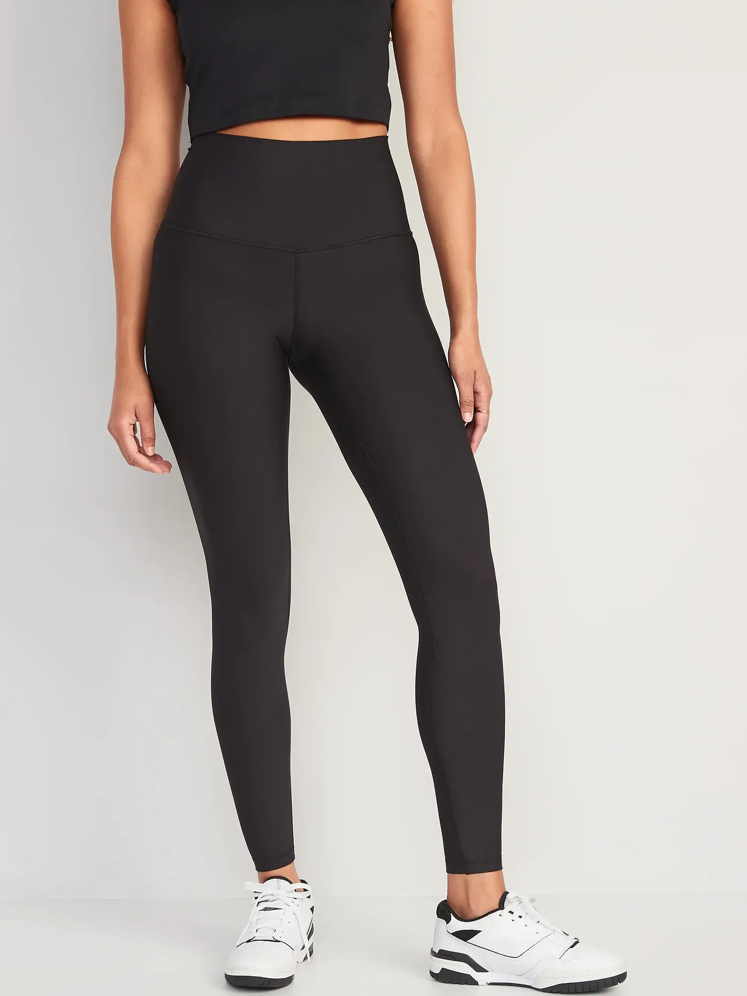 Old Navy Extra High-Waisted PowerSoft Leggings for Women black. 1