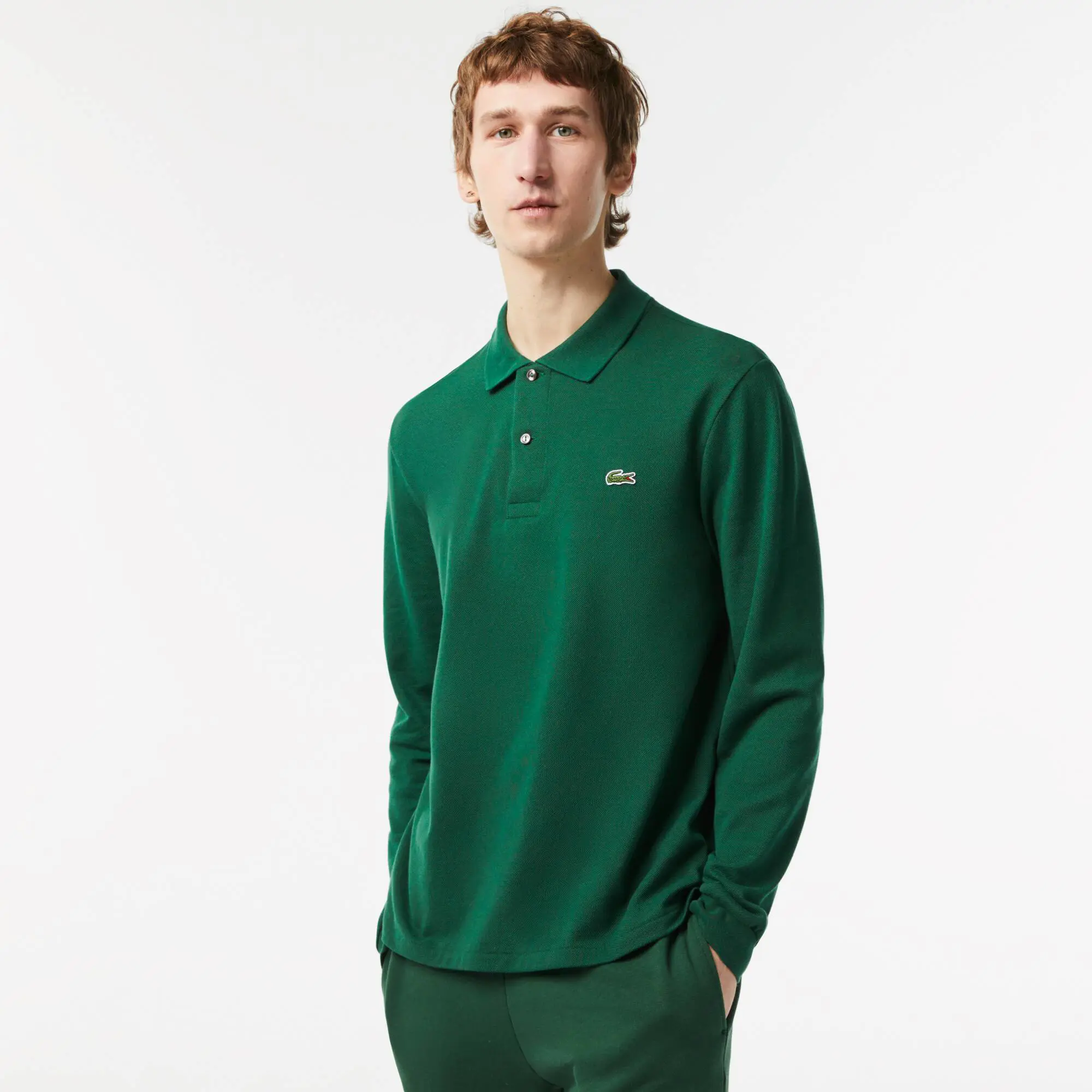 Lacoste Men's Original L.12.12 Long Sleeve Cotton Polo. 1