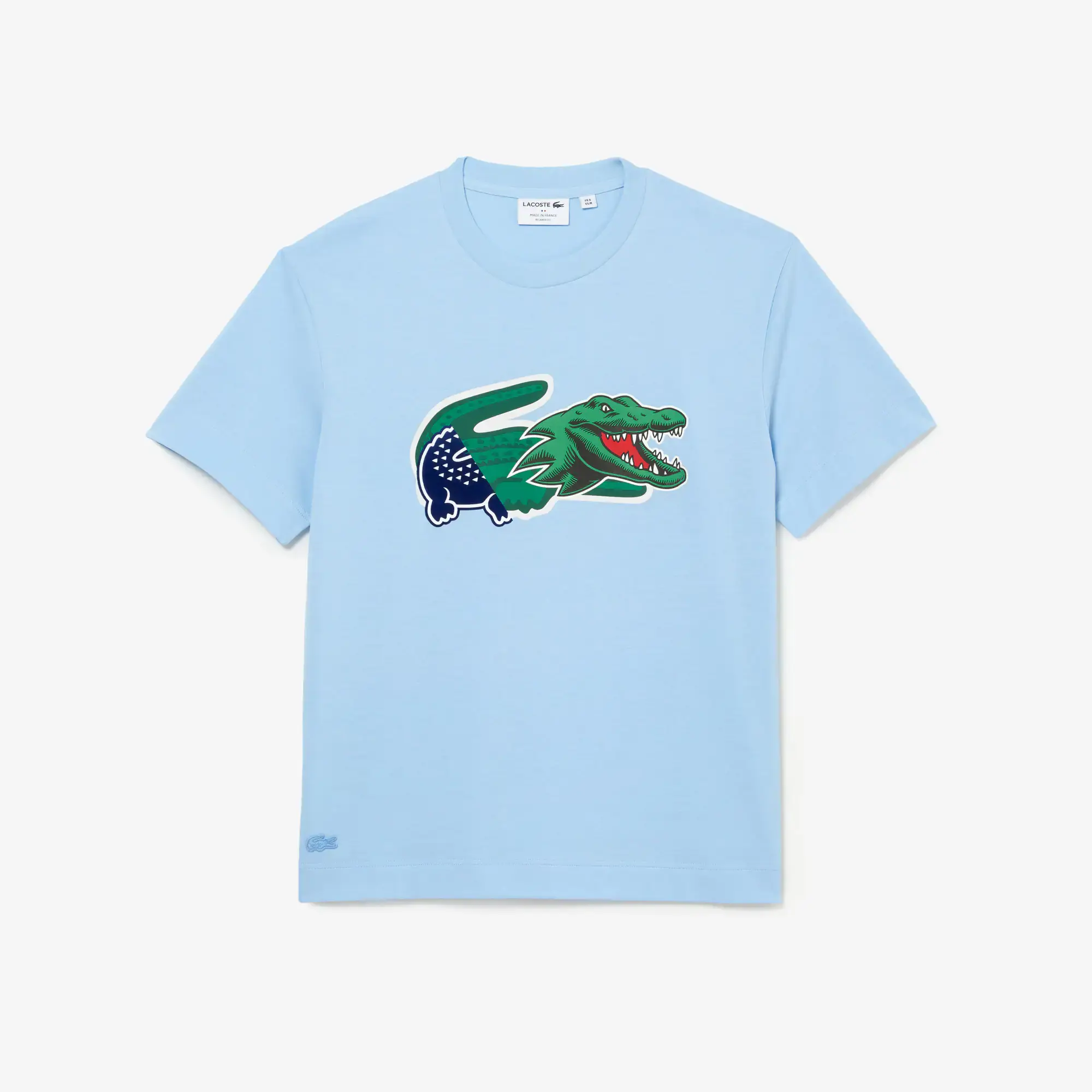 Lacoste Men's Relaxed Fit Oversized Crocodile T-Shirt. 2